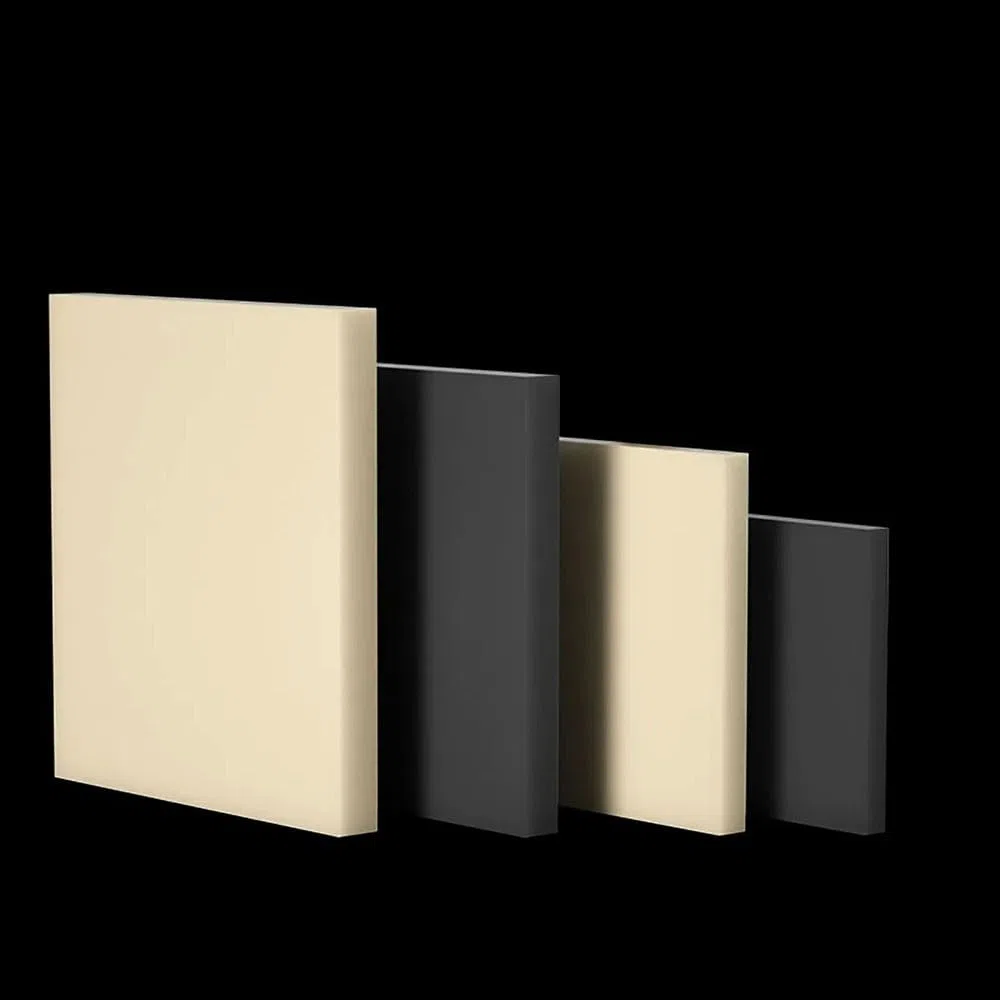 Flexible Kunststoffplatten, ABS-Kunststoffplatte Schwarz Beige 2–20 mm Dicke 500 x 500 mm(Black,6x500x500mm)