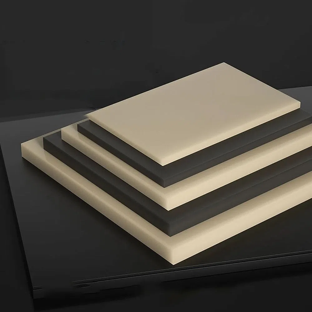 Flexible Kunststoffplatten, ABS-Kunststoffplatte Schwarz Beige 2–20 mm Dicke 500 x 500 mm(Black,6x500x500mm)