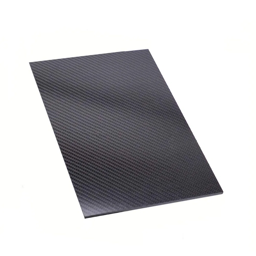 Karbon, Kohlefaserplatten, Platte, 3K-Platte, starres Laminat, Drohnenmodelle, Roboter, schneidbar, Twill, matt, 450 mm x 350 mm(Thickness6mm)