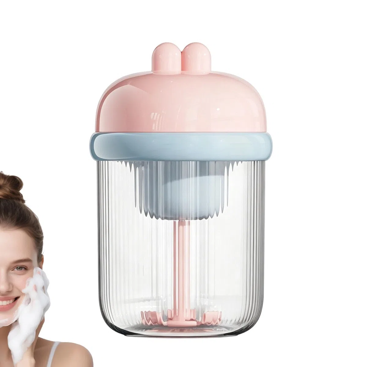 Electric Foam Dispenser, Automatic Shampoo Mixer, Quick Lather with Foaming Technology System, Portable Cleaning Bubble Device, Pet Wash Foam Machine, Bathroom Tool for Daily Care