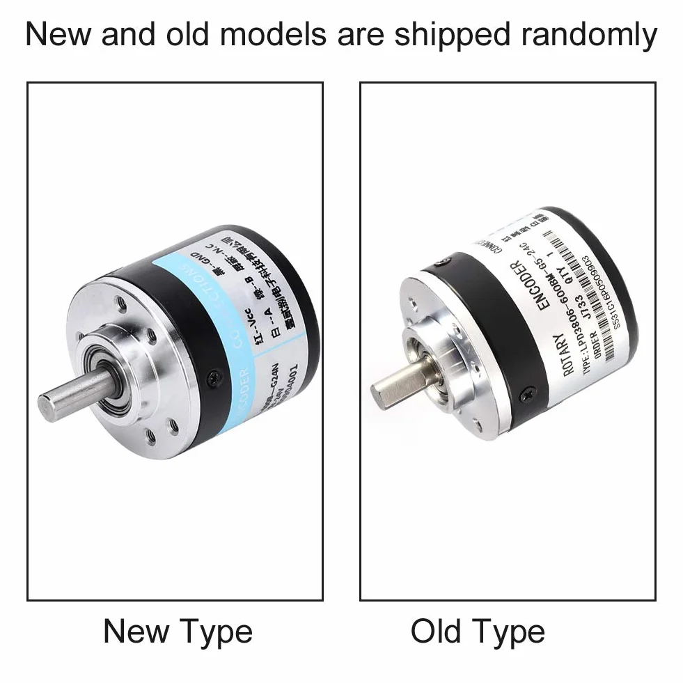 600P/R Inkrementeller Drehgeber, Inkremental-Rotationssensor Incremental Rotary Encoder DC5-24V AB 2 Phasige, für Messen Sie Geschwindigkeit Winkel Beschleunigung von Objekten