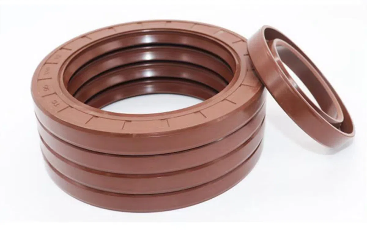 Dichtungsscheibe, TC Typ Skelett Öldichtung Fluorkautschuk 47mm ID, 84mm AD, 10mm Länge, TC Typ Skelett Öldichtung, Packung mit 2