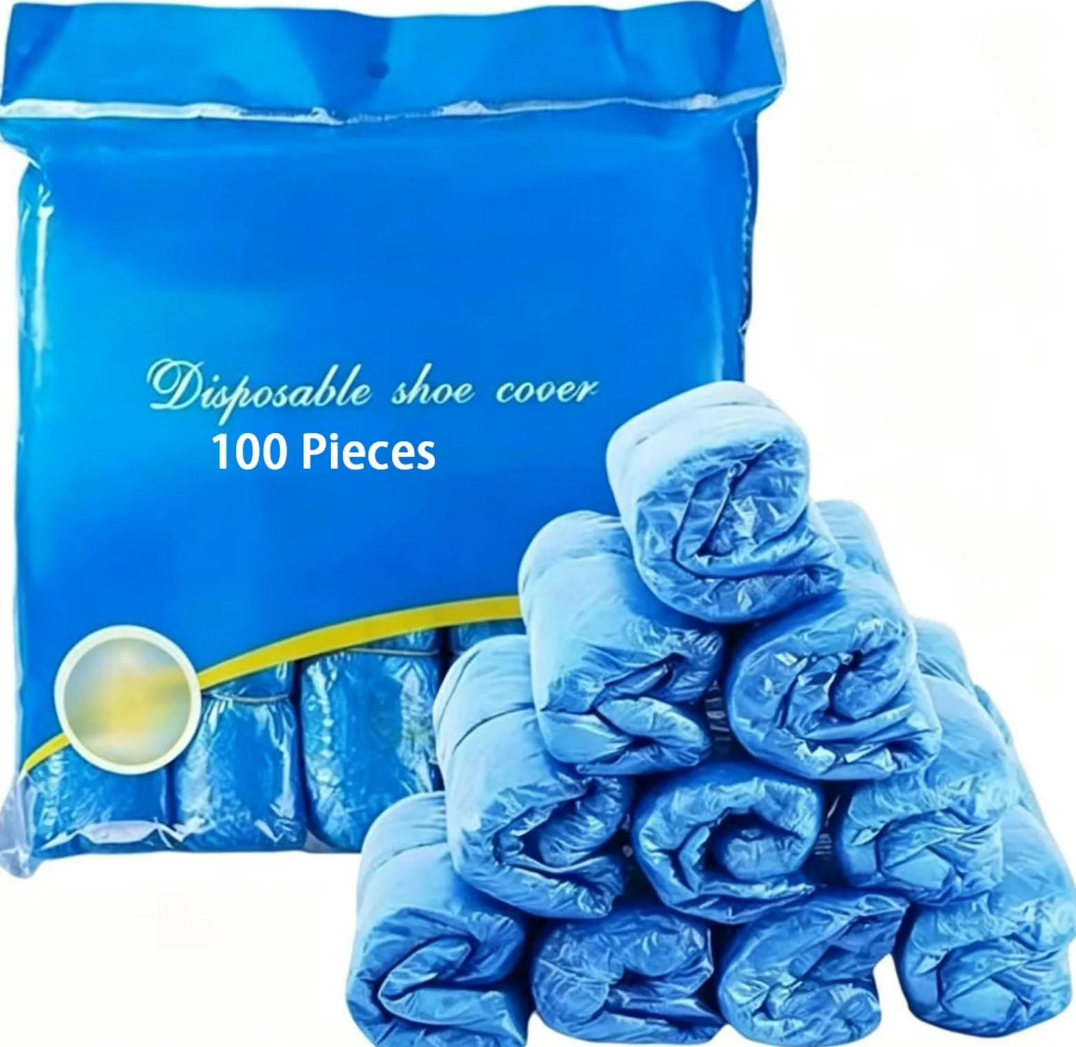 100–2000 StüCk Einweg-üBerschuhe, Staubdicht, Wasserdicht, füR Zuhause, BüRo und InnenräUme, NachfüLlpackung füR üBerschuhspender(2000 Pieces)