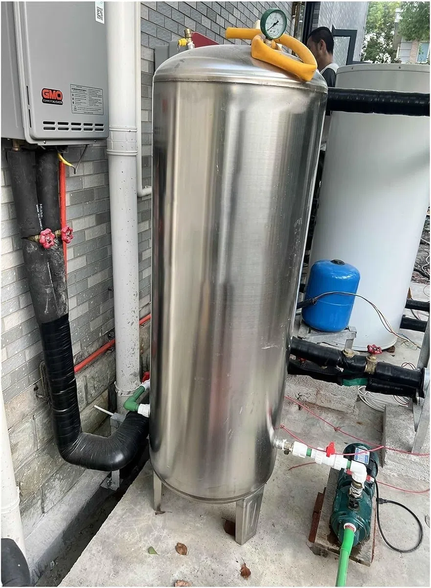 AviiSo Wassertank für Brunnenpumpen/Brunnensysteme, Drucktank-Einbausatz, 60 100 160 200 250 300 Liter Brunnendrucktank (Size : 60X40cm/23.6x15.7in(60L/15.8Gal))