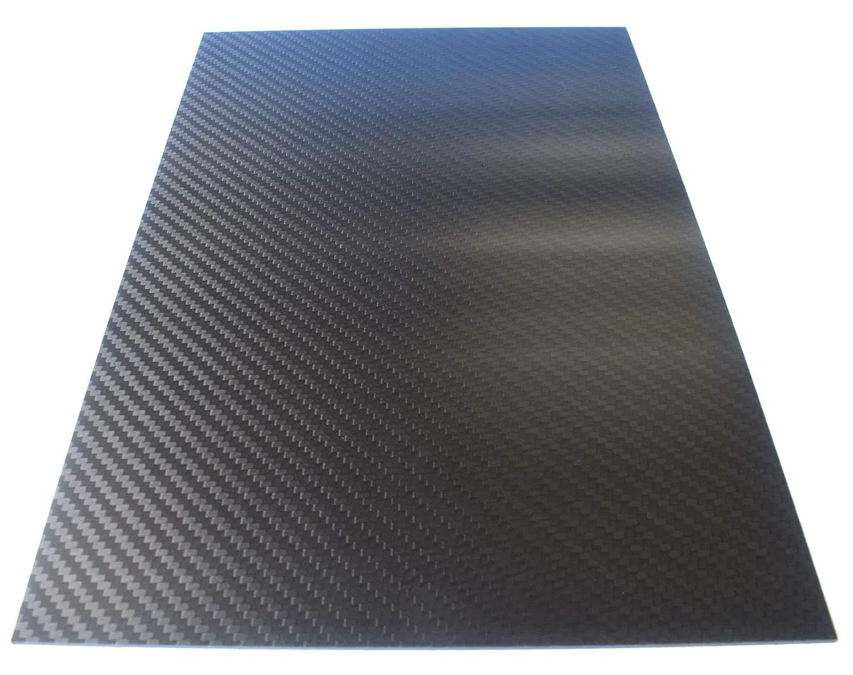 Karbon, Kohlefaserplatten, Platte, 3K-Platte, starres Laminat, Drohnenmodelle, Roboter, schneidbar, Twill, matt, 450 mm x 350 mm(Thickness6mm)