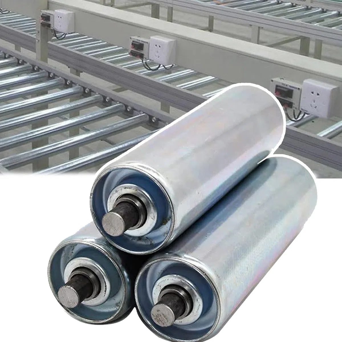 tragrollen förderband 3er-Pack Vorschubtischrollen für die Holzbearbeitung, Durchmesser 2,5 cm, 3,3 cm, 3,8 cm, 5,1 cm, 6,1 cm, Ersatz-Förderbandrollen für Rollenständer, Holzbearbeitung, anpassbare L