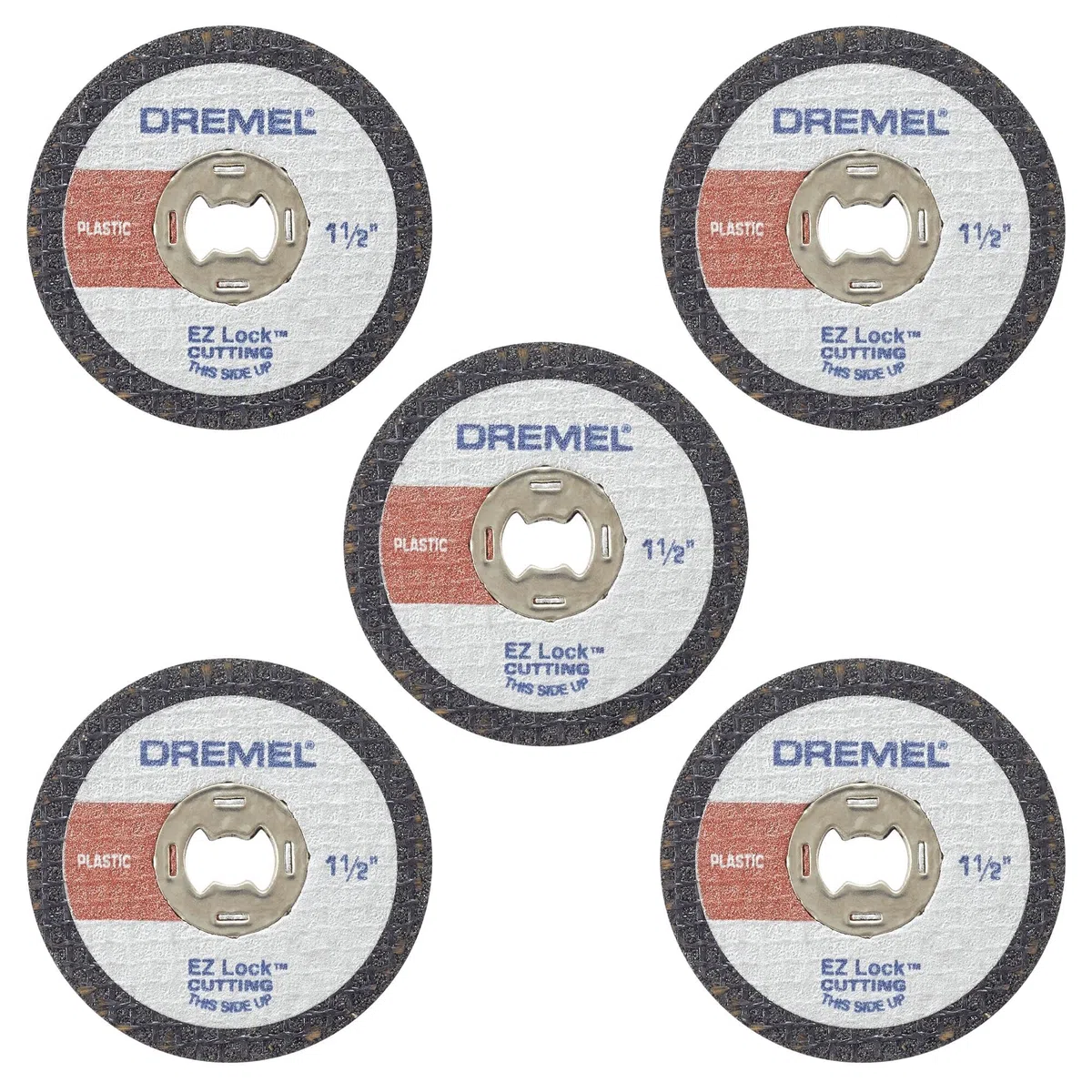 Dremel EZ476 1 1/2 Zoll EZ Lock Rotary Tool Trennscheiben für Kunststoff – 5 Stück