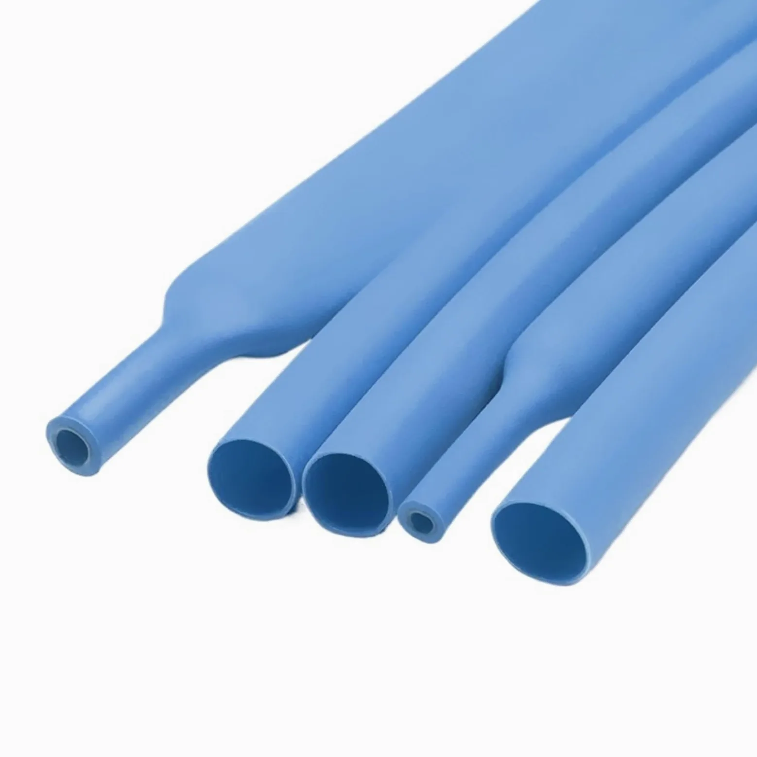 10/50/100M 3:1 Schrumpfschlauch mit Kleber Thermoretractile Doppelwandverhältnis Klebstoff ausgekleidet 2,4-25,4mm für Elektrische Isolierung(Blue,15.4mm,200m)