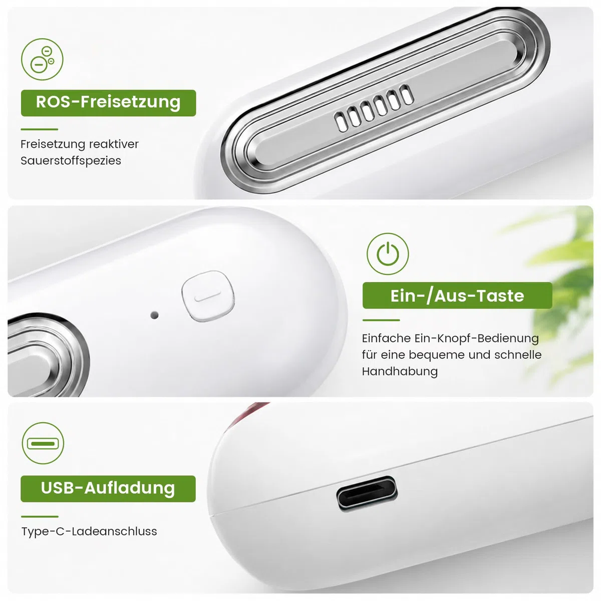 Ozoori Kühlschrank Deodorierer - Aktiver Kühlschrank Luftreiniger mit Ozontechnologie | USB-Betrieb, Geruchsneutralisation & Frischhaltung ohne Filter | Kompaktes Design für mehr Frische im Kühlschran