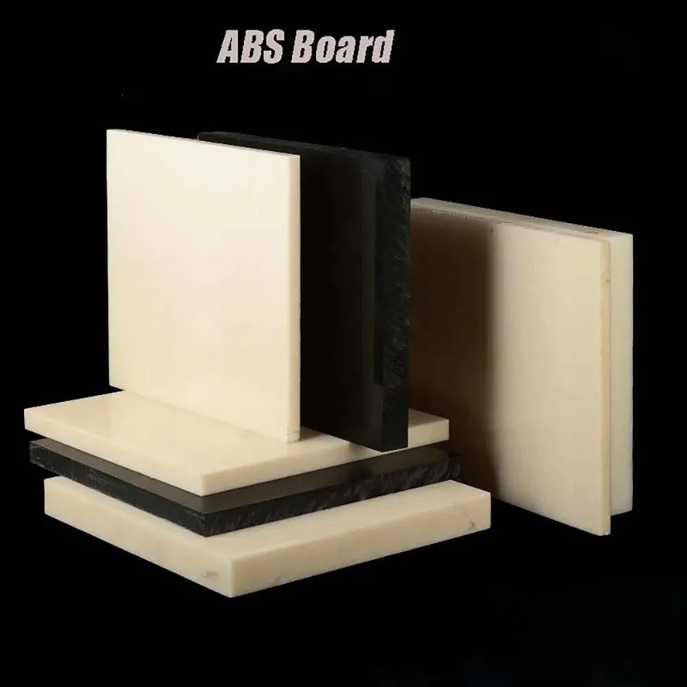 Flexible Kunststoffplatten, ABS-Kunststoffplatte Schwarz Beige 2–20 mm Dicke 500 x 500 mm(Black,6x500x500mm)