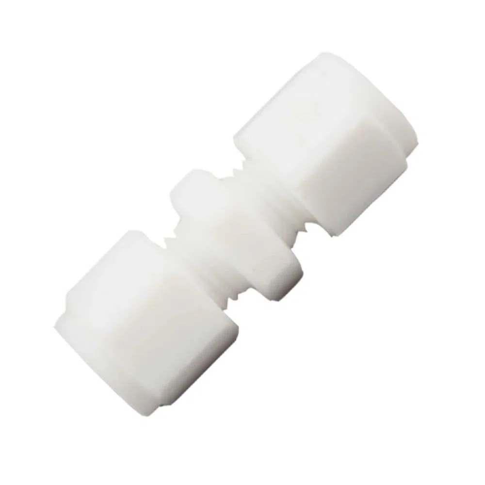 1–35 mm PTFE-Kompressionsverbindungsstück, Rohrverschraubung, hochtemperaturbeständige Schnellkupplungs-Schlauchverschraubung, 1 Stück(3mm)