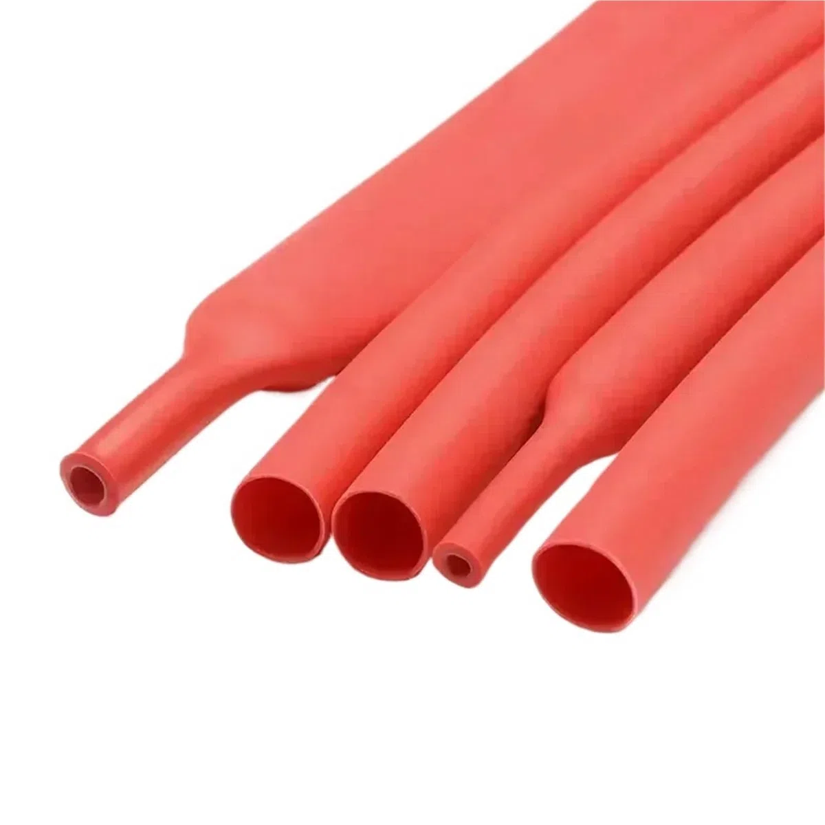 10/50/100M 3:1 Schrumpfschlauch mit Kleber Thermoretractile Doppelwandverhältnis Klebstoff ausgekleidet 2,4-25,4mm für Elektrische Isolierung(Red,19.1mm,200m)