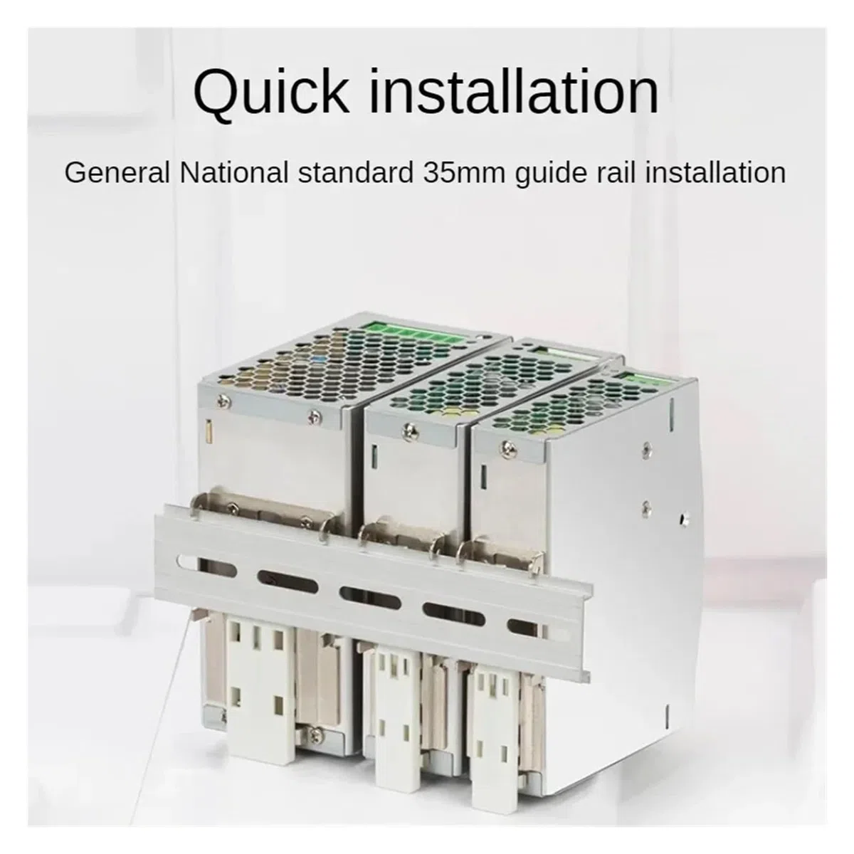 Netzteil Schaltnetzteil, NDR/EDR-Schaltnetzteil for Schienenmonta, NDR-75 120 150 240 480W-12 24V 48V Ausgang, industrielle DIN-Schiene,für LED Streifen, 3D Drucker,Radio(24V,480w)