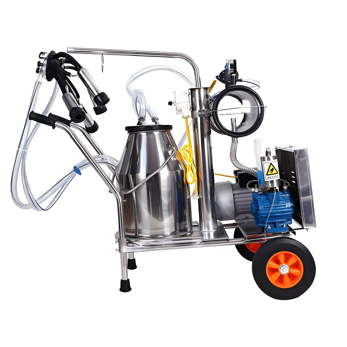 Melkmaschine Melkklaue, 240cc Ziege Melkmaschine Teil, Kuh Melkmaschine Klauencluster, Milchsammelwerkzeug für Rinder und Schafe