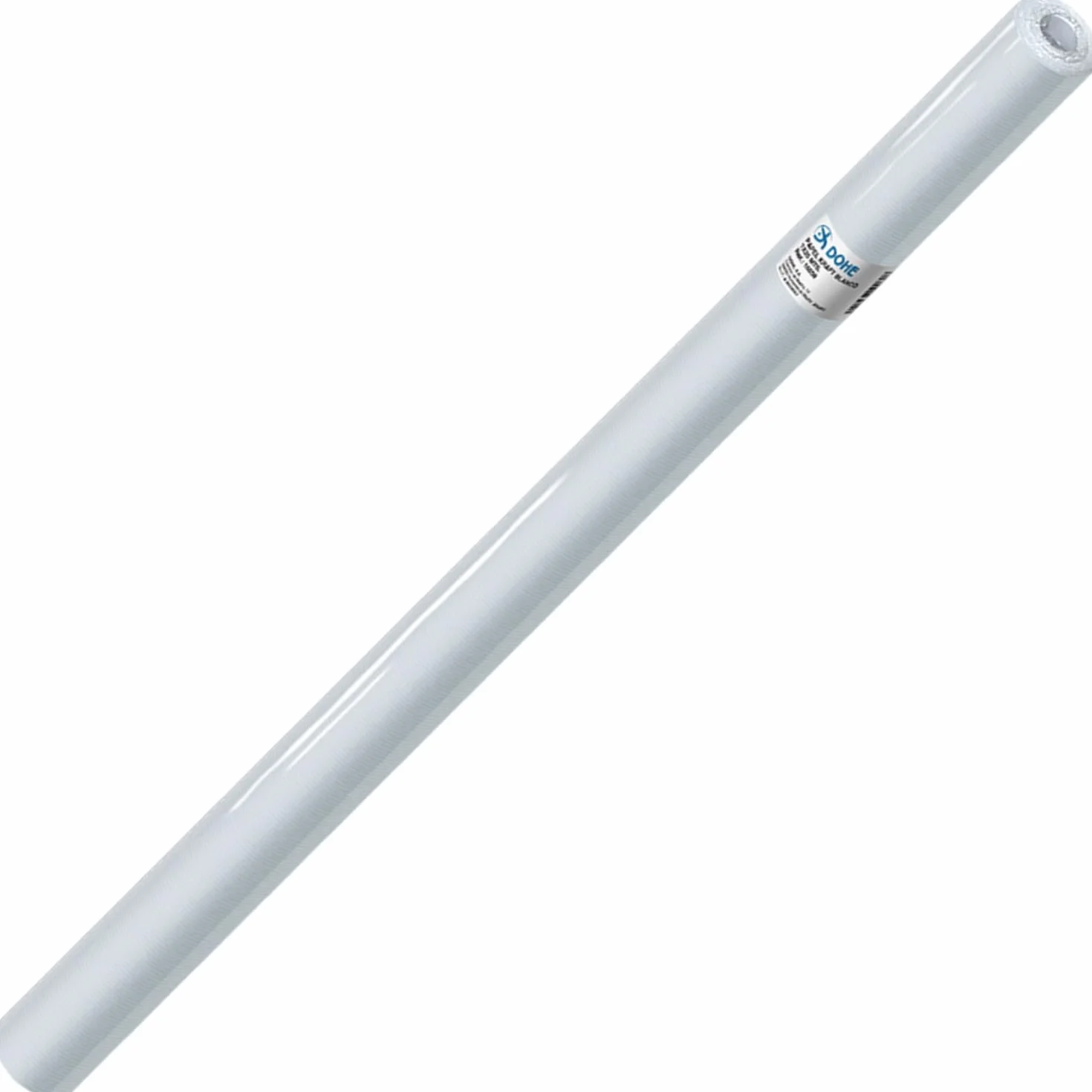 Dohe Kraftpapierrolle, Weiß, 100 cm x 25 m, 60 g/m², ECO: 100% recyceltes Papier, Verpackung und Versand – Büromaterial