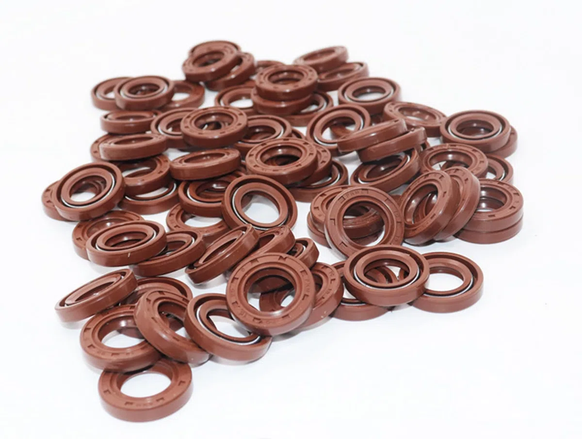 Dichtungsscheibe, TC Typ Skelett Öldichtung Fluorkautschuk 47mm ID, 84mm AD, 10mm Länge, TC Typ Skelett Öldichtung, Packung mit 2
