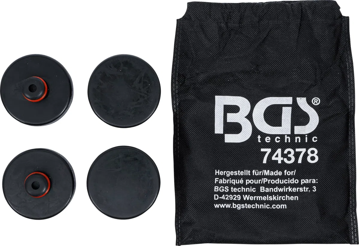 BGS 74378 | Wagenheberaufnahme-Pads | für Tesla Model 3, S, X, Y | 4-tlg.