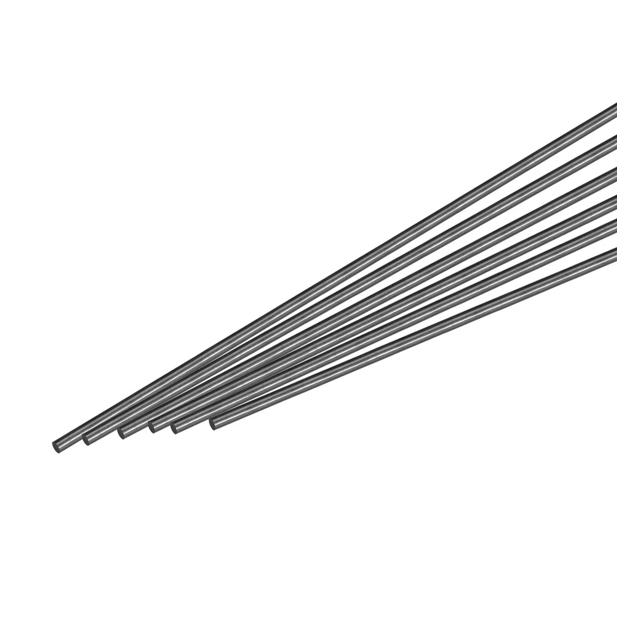 QUARKZMAN Kohlefaserstab 3mm x 500mm Für RC Auto Flugzeug DIY Werkzeug Flügelrohr Quadrokopter Arm Packung Mit 6 Stück