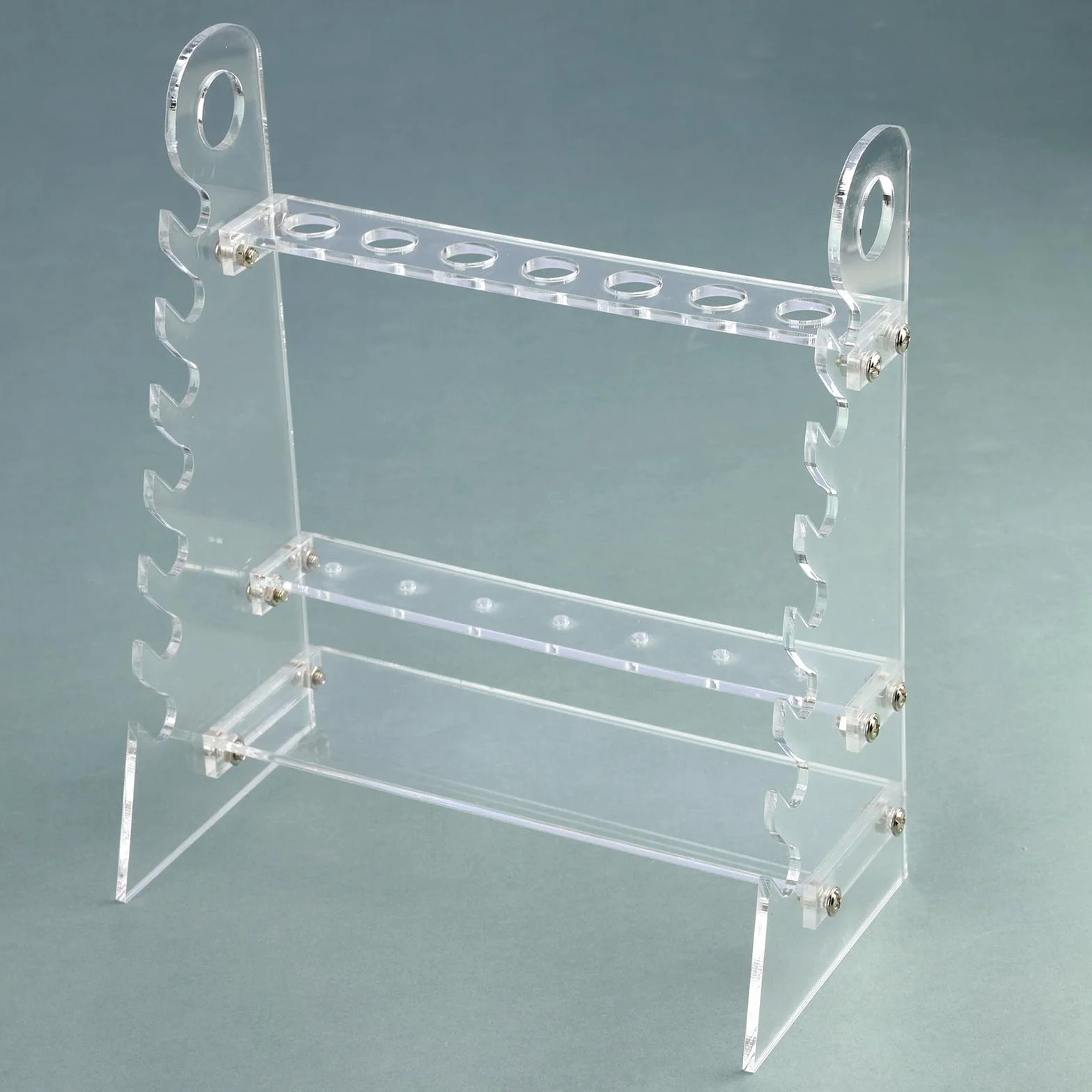 stonylab Pipettenständer, Abnehmbarer Plexiglas-Pipettenhalter Pipettengestell Pipet Rack mit 1,5 cm Lochdurchmesser
