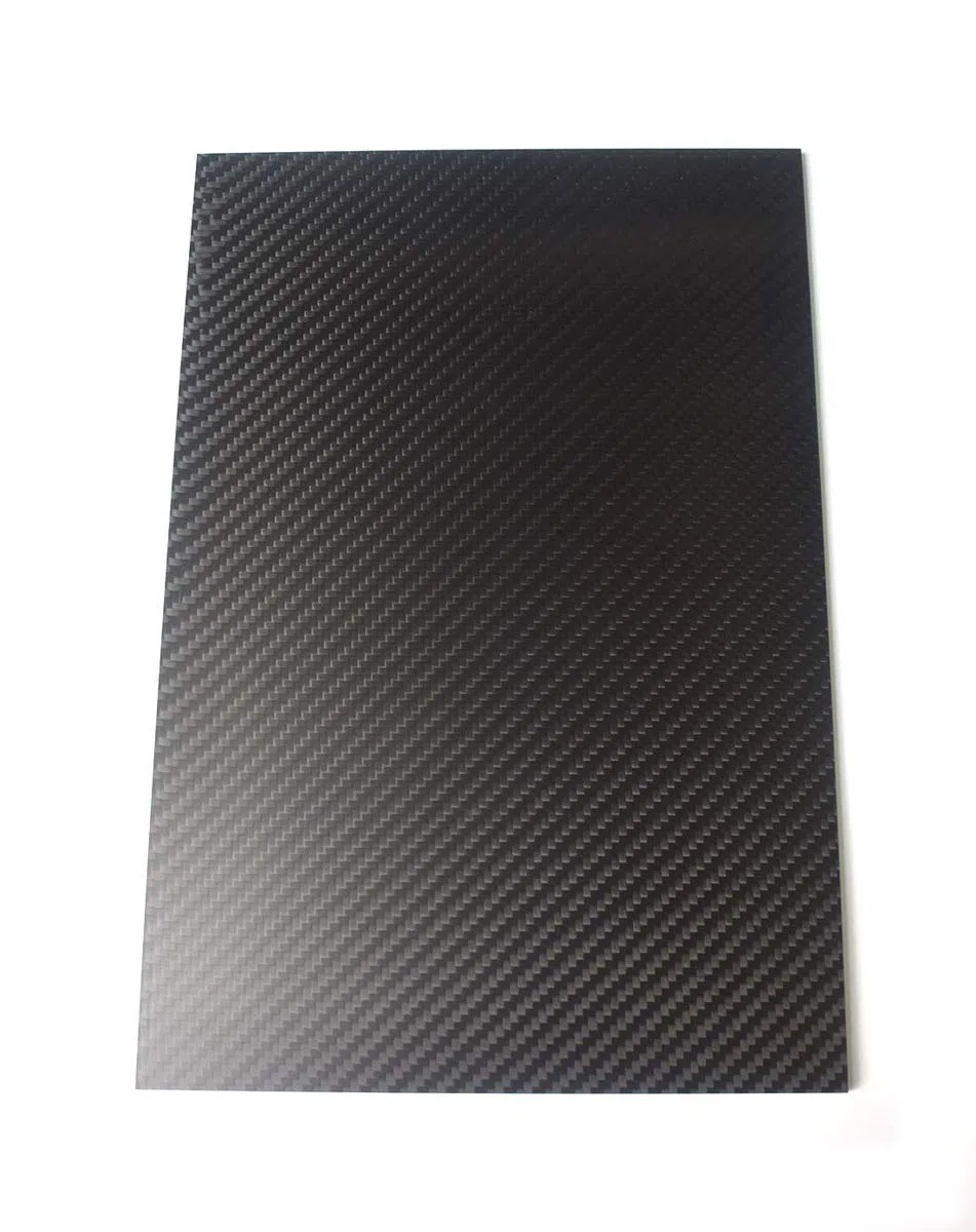 Karbon, Kohlefaserplatten, Platte, 3K-Platte, starres Laminat, Drohnenmodelle, Roboter, schneidbar, Twill, matt, 450 mm x 350 mm(Thickness6mm)