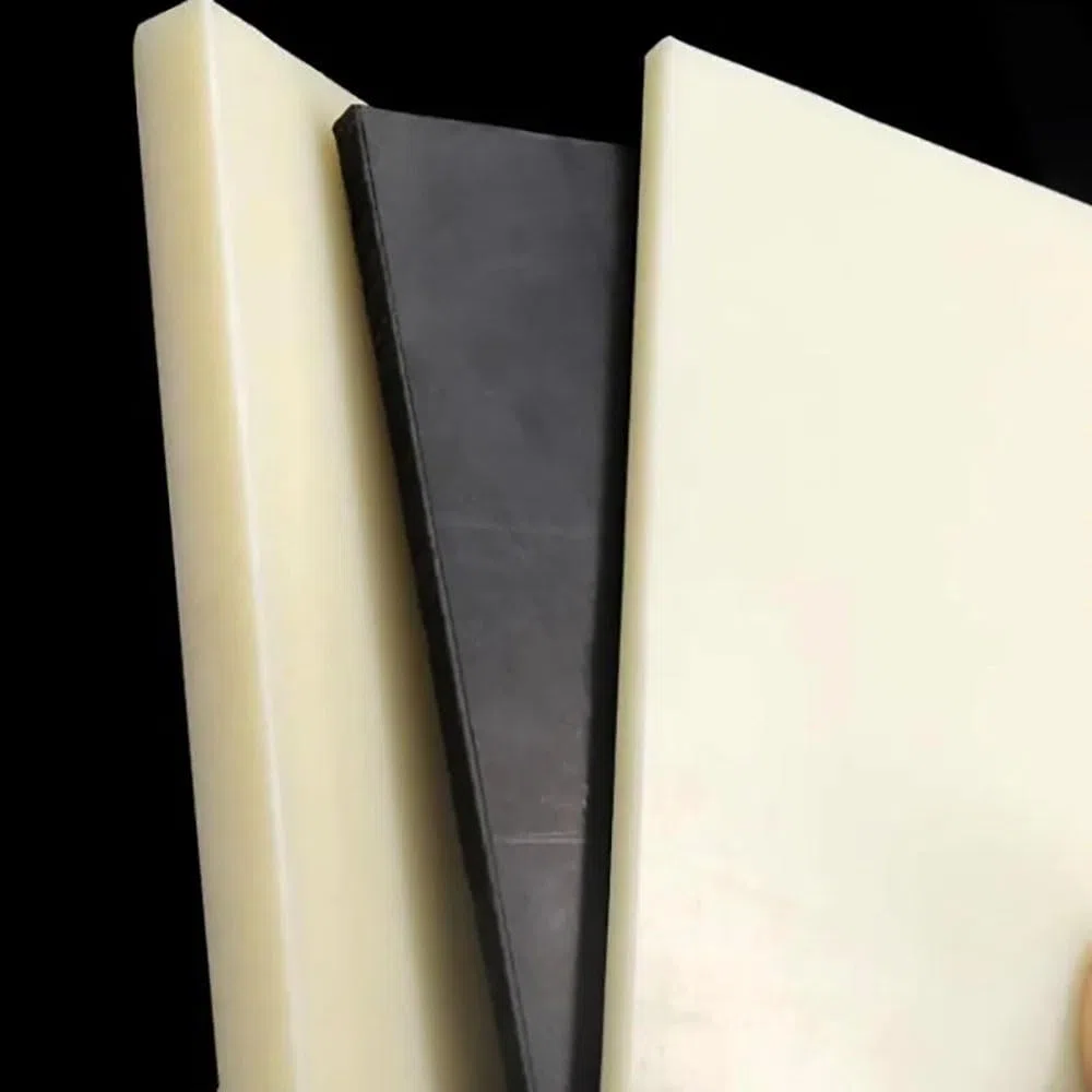 Flexible Kunststoffplatten, ABS-Kunststoffplatte Schwarz Beige 2–20 mm Dicke 500 x 500 mm(Black,6x500x500mm)
