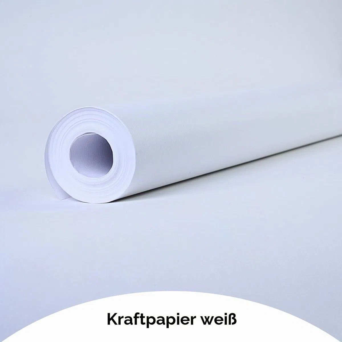 Dohe Kraftpapierrolle, Weiß, 100 cm x 25 m, 60 g/m², ECO: 100% recyceltes Papier, Verpackung und Versand – Büromaterial