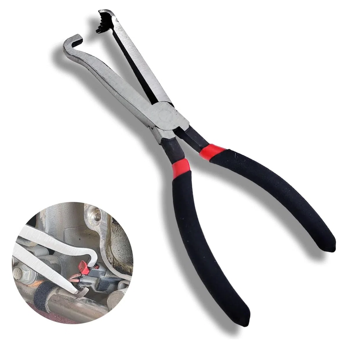Electrical Pliers, Connector Pliers, Precise Cutting Edge Resistant Finish Comfortable Non-Slip Handle Vielseitig Automotive Use, Spark Plug Clamp for Home